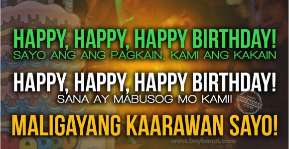 Happy Birthday Greetings Quotes Tagalog Tagalog Birthday Quotes Quotesgram