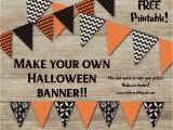 Happy Birthday Halloween Banner Printable Halloween Banner Free Halloween Printable Printable