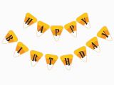 Happy Birthday Halloween Banner Printable Halloween Candy Corn Happy Birthday Party Banner Diy