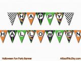 Happy Birthday Halloween Banner Printable Happy Halloween Printable Bunting Banner Halloween by