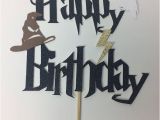 Happy Birthday Harry Potter Quotes Harry Potter Happy Birthday Cake topper Lightning Bolt