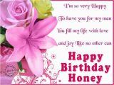 Happy Birthday Honey Quotes Happy Birthday Honey Pictures Photos and Images for