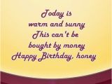 Happy Birthday Honey Quotes Happy Birthday Honey Quotes Wishesgreeting