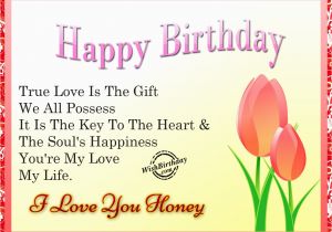 Happy Birthday Honey Quotes the Gallery for Gt Birthday Wishes for Boyfriend with