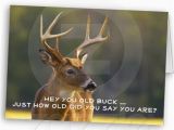 Happy Birthday Hunting Quotes Hunting Funny Buck Animal Camo Happy Birthday 2 Cards