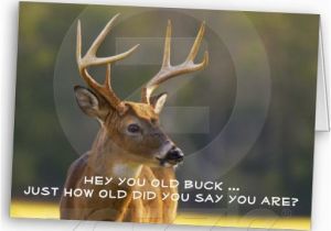 Happy Birthday Hunting Quotes Hunting Funny Buck Animal Camo Happy Birthday 2 Cards