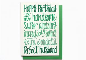Happy Birthday Husband Funny Cards Husband Birthday Card Happy Birthday to My Handsome
