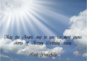 Happy Birthday In Heaven Quote Happy Birthday to someone In Heaven Quotes Quotesgram