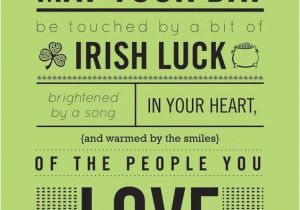Happy Birthday Irish Quotes May Your Day Be touched by A Bit Of Irish Luck Pictures