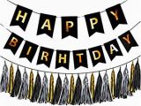 Happy Birthday James Banner Amazon Com Sterling James Co Black Happy Birthday