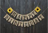 Happy Birthday Jennifer Banner Customizable Sunflower Banner Bridal Shower Wedding