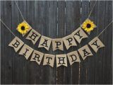 Happy Birthday Jennifer Banner Customizable Sunflower Banner Bridal Shower Wedding