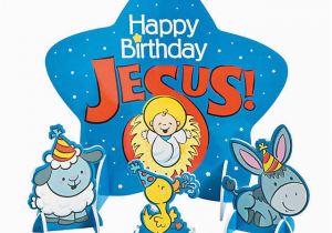 Happy Birthday Jesus Banners Happy Birthday Jesus Centerpiece Set