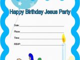 Happy Birthday Jesus Party Invitations Church House Collection Blog Printable Happy Birthday