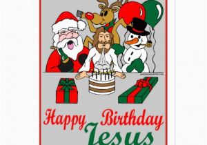 Happy Birthday Jesus Party Invitations Happy Birthday Jesus Postcard Zazzle