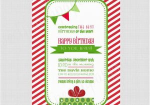 Happy Birthday Jesus Party Invitations Happy Birthday Jesus Printable Invitation by