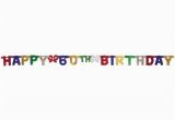 Happy Birthday Jointed Banner Happy 60th Birthday Jointed Banner 1pk Walmart Com