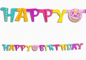 Happy Birthday Jointed Banner Party Girl Quot Happy Birthday Quot Jointed Banner 11179237784 Ebay