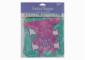 Happy Birthday Jointed Banner Quot Happy Birthday Quot Jointed Banner for Girls