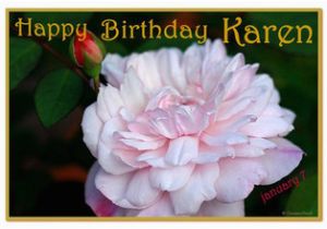 Happy Birthday Karen Banner Happy Birthday Karen Trixietx