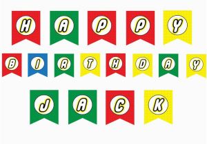 Happy Birthday Lego Banner Printable Lego Banner Colorful Magical Printable