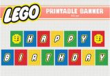 Happy Birthday Lego Banner Printable Lego Banner Printable Clipart Digital by Heartspaperart On