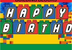 Happy Birthday Lego Font Banner 30 Best Images About Lego Birthday Party Ideas On