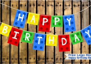 Happy Birthday Lego Font Banner Two Magical Moms Free Lego Blocks Happy Birthday Banner