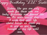 Happy Birthday Lil Sister Quotes the 105 Happy Birthday Little Sister Quotes and Wishes