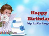 Happy Birthday Little Angel Quotes Happy Birthday Angel Cake Images Pictures