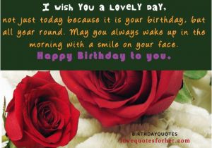 Happy Birthday Love Quotes for Girlfriend Happy Birthday Quotes for Her Quotesgram