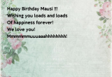 Happy Birthday Mausi Quotes Happy Birthday Mausi Wishing You Loads and Loads Of