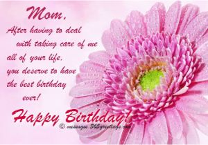 Happy Birthday Mom Card Messages Birthday Wishes for Mother 365greetings Com