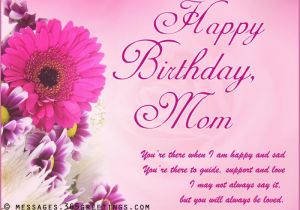 Happy Birthday Mom Card Messages Birthday Wishes for Mother Messages Greetings and Wishes