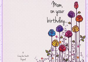 Happy Birthday Mommy Cards Happy Birthday Mom Cards to Print