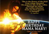 Happy Birthday Mother Mary Quotes Birthday Mama Mary Quotes Quotesgram