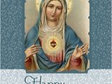 Happy Birthday Mother Mary Quotes Immaculate Heart Of Mary Happy Birthday Card Gt Greeting Cards