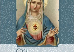 Happy Birthday Mother Mary Quotes Immaculate Heart Of Mary Happy Birthday Card Gt Greeting Cards