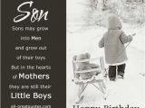Happy Birthday Mother Quotes From son Happy Birthday Quotes for son From Mom Image Quotes at
