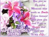 Happy Birthday My Dear Sister Quotes Dear Sister Happy Birthday Quote Wallpaper