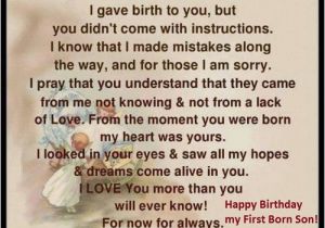 Happy Birthday My First Born son Quotes Happy Birthday to My First Born son Wishesgreeting