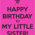 Happy Birthday My Little Sister Quotes Baby Sister Birthday Quotes Quotesgram