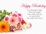 Happy Birthday My Sweet Sister Quotes Sweet 2018 Happy Birthday Sister Quotes From Brother In