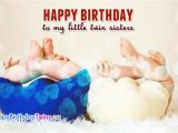 Happy Birthday My Twin Sister Quotes Happy Birthday Twins Quotes Pictures
