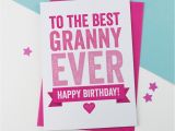 Happy Birthday Nanny Quotes Birthday Card for Granny Nanny or Nanna by A is for