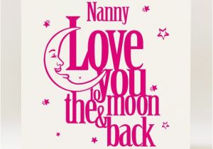 Happy Birthday Nanny Quotes Handmade Mother 39 S Day Birthday Nanny Nana Nanna Love You
