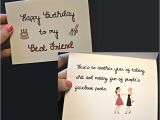 Happy Birthday Naughty Quotes Happy Birthday to My Best Friend Birthday Card Funny