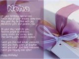 Happy Birthday Neha Quotes Birthday Poems for Neha