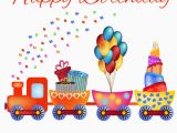 Happy Birthday Online Cards with Name Write Name On Happy Birthday Card with Cartoon Train