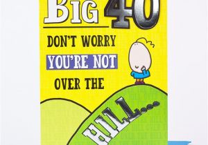Happy Birthday Over the Hill Quotes 40th Birthday Card Not Over the Hill Only 99p